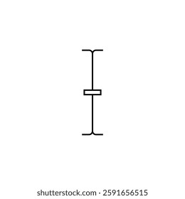 A minimalist cursor design for writing, inserting, and navigating, suitable for web interfaces and digital formatting.