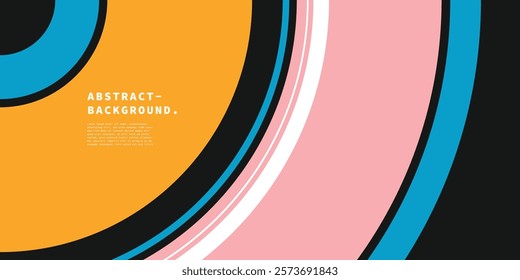 Minimalist curve background template copy space. Simple and modern backdrop design.