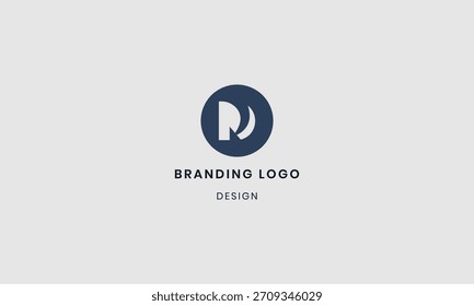 Diseño de Logo Minimalista D en Circle