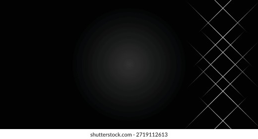 Un fondo oscuro minimalista con un sutil patrón de cuadrícula en el lado derecho y un suave brillo pixelado en el centro, creando una estética moderna y elegante.