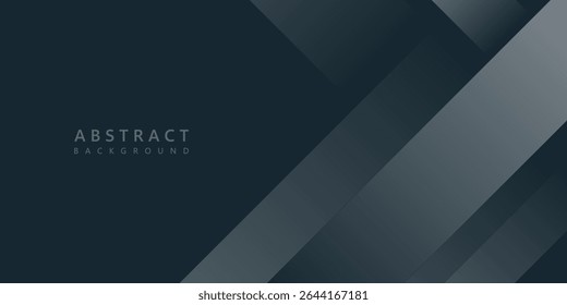 minimalist dark blue abstract background with luxury diagonal geometric elements