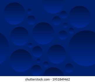 Minimalist dark blue background with gradient circles with soft dotted pattern