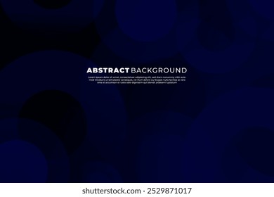 Minimalist dark blue background for template banner or wallpaper