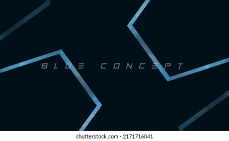Minimalist dark blue premium abstract background with luxurious geometric dark shapes. Exclusive wallpaper designs for posters, brochures, presentations, websites etc