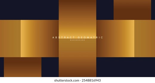 Fondo premium azul oscuro minimalista con lujoso triángulo de Elementos geométricos dorados. Fondo de prestigio para cartel, tarjeta de invitación, Anuncio, volante, cubierta, etc.