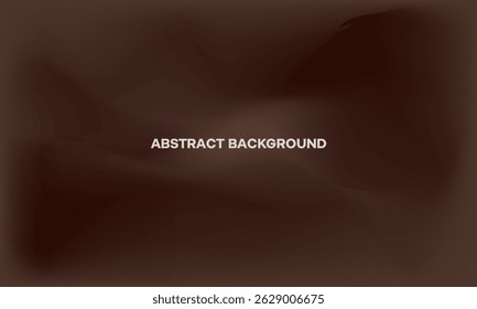 Minimalist dark brown abstract background with smooth gradients and soft lighting. Perfect for elegant designs, packaging, branding, and digital media.