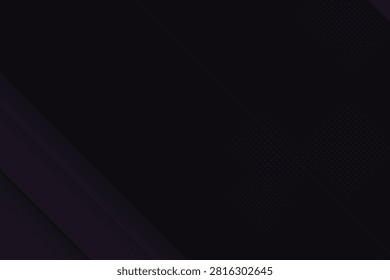 Minimalist dark gradient geometric silhouette on black background