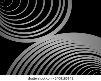 Minimalist dark premium abstract background with luxury geometric dark shapes. Exclusive wallpaper designs for posters, brochures, business cards, presentations, websites, etc.