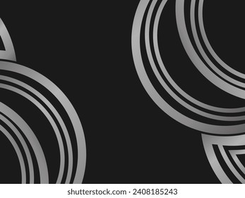 Minimalist dark premium abstract background with luxury geometric dark shapes. Exclusive wallpaper designs for posters, brochures, business cards, presentations, websites, etc.