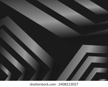 Minimalist dark premium abstract background with luxury geometric dark shapes. Exclusive wallpaper designs for posters, brochures, business cards, presentations, websites, etc.