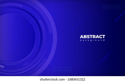 minimalist dark technology blue background