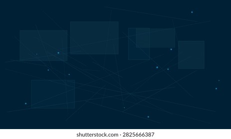 Minimalist data grid layout with glowing data points desi