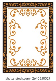 Minimalist Decorative Elegant Ornamental Border Decorative Vector