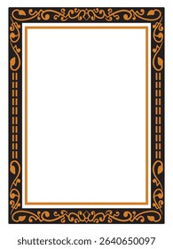 Minimalist Decorative Elite Ornamental Frame Decorative Vector