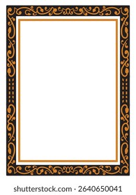 Minimalist Decorative Graceful Ornamental Frame Decorative Vector
