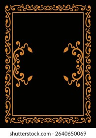 Minimalist Decorative Gracious Ornamental Frame Decorative Vector