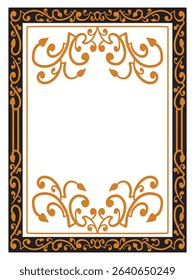 Minimalist Decorative Intricate Ornamental Frame Decorative Vector