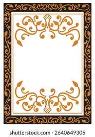 Minimalist Decorative Line Ornamental Frame Decorative Vector