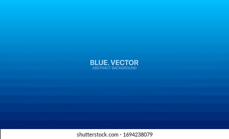 Minimalist Deep Blue Abstract Background 3D Vector Blurred Structure. Conceptual Futuristic Technology Wide Wallpaper. Light Cyan Empty Surface Illustration. Clear Blank Subtle Business Backdrop