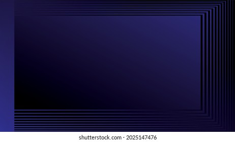 Fondo abstracto minimalista de color azul profundo con formas geométricas y oscuras de lujo. Diseño exclusivo de fondo de pantalla para carteles, folletos, presentación, sitio web