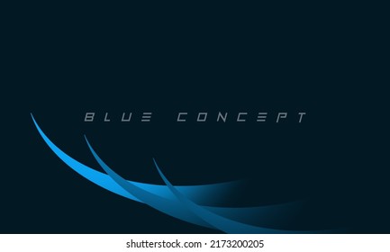 Fondo abstracto minimalista de color azul profundo con formas geométricas y oscuras de lujo. Diseño exclusivo de fondo de pantalla para carteles, folletos, presentación, sitio web