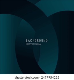 Minimalist deep blue premium abstract background with luxury geometric dark shapes. Exclusive wallpaper design for poster, brochure, presentation, website etc. - Vector EPS