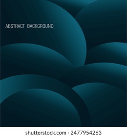 Fondo abstracto premium azul profundo minimalista con Formas oscuras geométricas de lujo. Diseño exclusivo de Fondo de pantalla para póster, folleto, presentación, Sitio web, etc. - Vector EPS