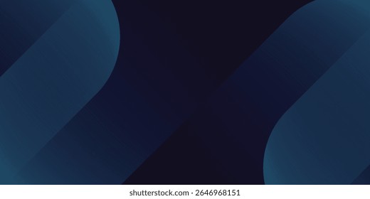 Minimalist deep blue premium abstract background with luxury geometric dark shapes. Exclusive wallpaper design for poster.