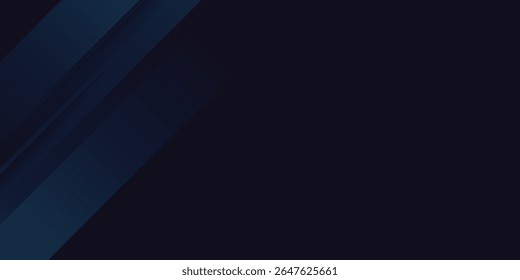 Minimalist deep blue premium abstract background with luxury geometric dark shapes. Exclusive wallpaper design for poster, brochure, presentation modern arts