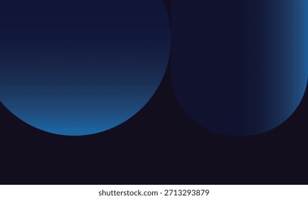 Minimalista fundo abstrato azul profundo premium com formas escuras geométricas de luxo. Design de papel de parede exclusivo para cartaz, brochura, apresentação, site etc. Ilustração vetorial

