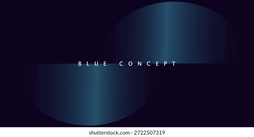 Fondo abstracto premium azul profundo minimalista con lujosas Formas oscuras geométricas.