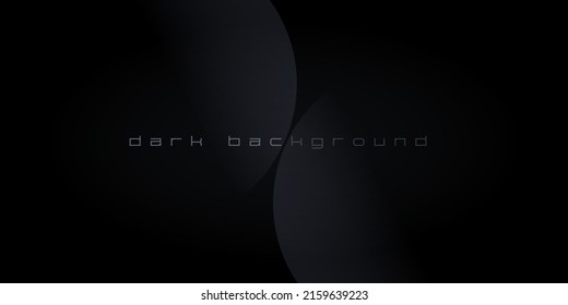 Minimalistischer dunkler Premium abstrakter Hintergrund mit geometrischen Elementen aus schwarz-violettem Farbverlauf. Dynamische Formen-Komposition mit modernem abstraktem Design für Landing-Page-Vorlage, Tapete, Poster
