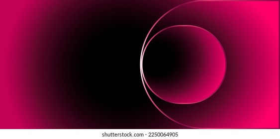 Minimalist deep gradient viva magenta background. Premium red Wallpaper design for poster, presentation, website. Minimalist abstract deep red background.