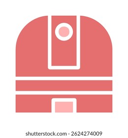 Minimalist depiction of astronomical observatory dome for scientific exploration