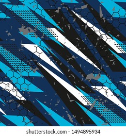 Minimalist design, abstract geometric seamless pattern with vertical fading lines, tracks, halftone stripes. Extreme sport style illustration. Geometric element. diagonal lines – Vector