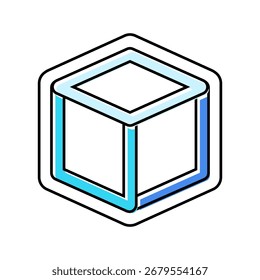 vetor de ícone de cor de design minimalista. sinal de design minimalista. ilustração de símbolo isolado