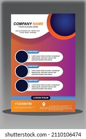 minimalist design company profile teamplate