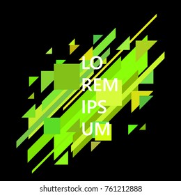 Minimalist design, creative concept, modern diagonal abstract background Geometric element. Diagonal lines, triangles, polygons. Vector illustration background. Business background.