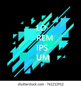 Minimalist design, creative concept, modern diagonal abstract background Geometric element. Diagonal lines, triangles, polygons. Vector illustration background. Business background.
