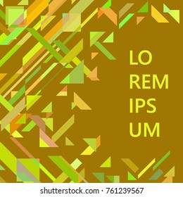 Minimalist design, creative concept, modern diagonal abstract background Geometric element. Diagonal lines, triangles, polygons. Vector illustration background. Business background.