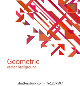 Minimalist design, creative concept, modern diagonal abstract background Geometric element. Diagonal lines, triangles, polygons. Vector illustration background. Business background.