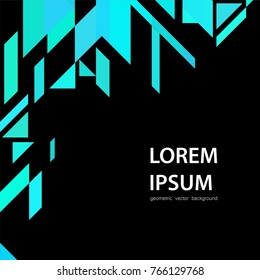 Minimalist design, creative concept, modern diagonal abstract background Geometric element. Diagonal lines, triangles, polygons. Vector illustration background. Business background.