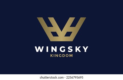 Minimalist design crown for business and industry