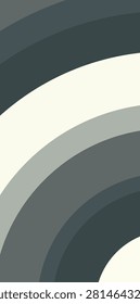 Minimalist design featuring smooth, overlapping arcs in a monochromatic palette, perfect for contemporary graphic applications