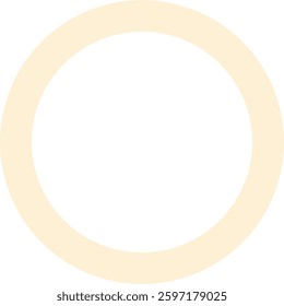 A minimalist design featuring a soft, beige crescent moon against a white background.