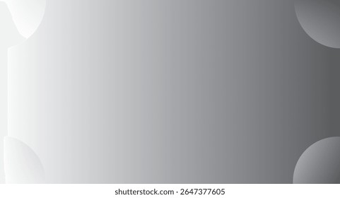 A minimalist design featuring a soft gray gradient background with subtle, overlapping circles.