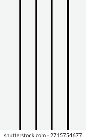 Diseño minimalista con cuatro líneas gruesas, duras y de Vertical que crean un contraste y una estructura llamativos. Diseño de Vector de Anuncio.
