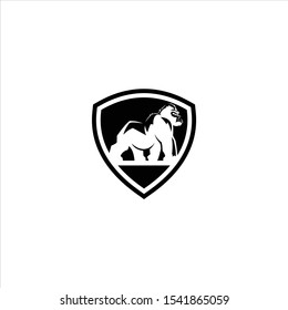 Minimalist design for gorillas. modern, simple.