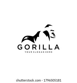 Minimalist design for gorillas. modern, simple.