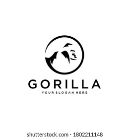 Minimalist design for gorillas. modern, simple.